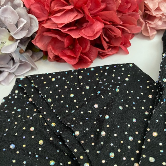 Sexy Crystal Black Sheer Stocking Pantyhose - Picture 12 of 16